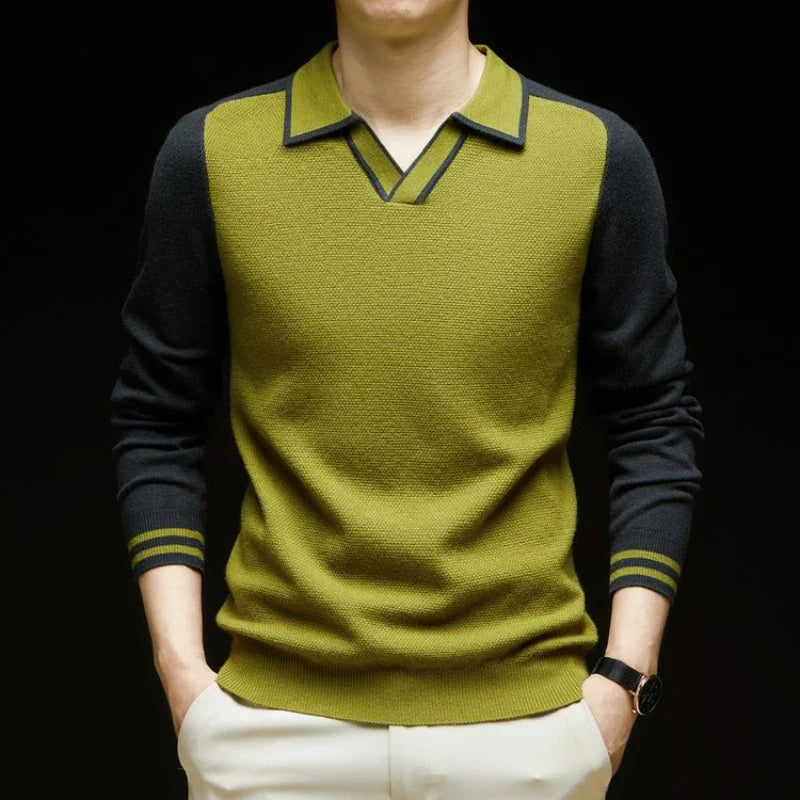 Trafford Men's Polo Sweater - Vonnera