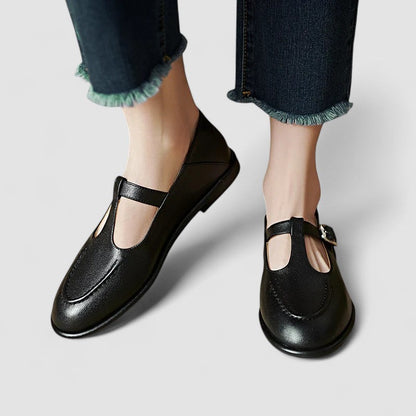 Women's Mary Jane Shoes Rounded Toe T-Strap - Vonnera