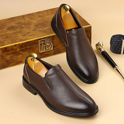 Mariano Men's Leather Loafers - Vonnera