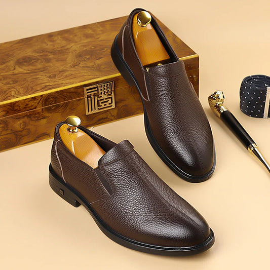 Mariano Men's Leather Loafers - Vonnera