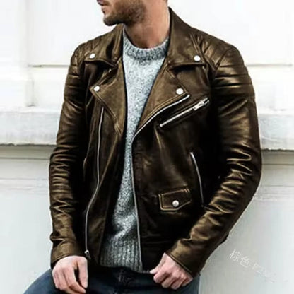 Genuine Leather Biker Jacket