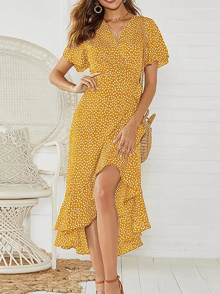 Women's Ruffle Hem Summer Dress