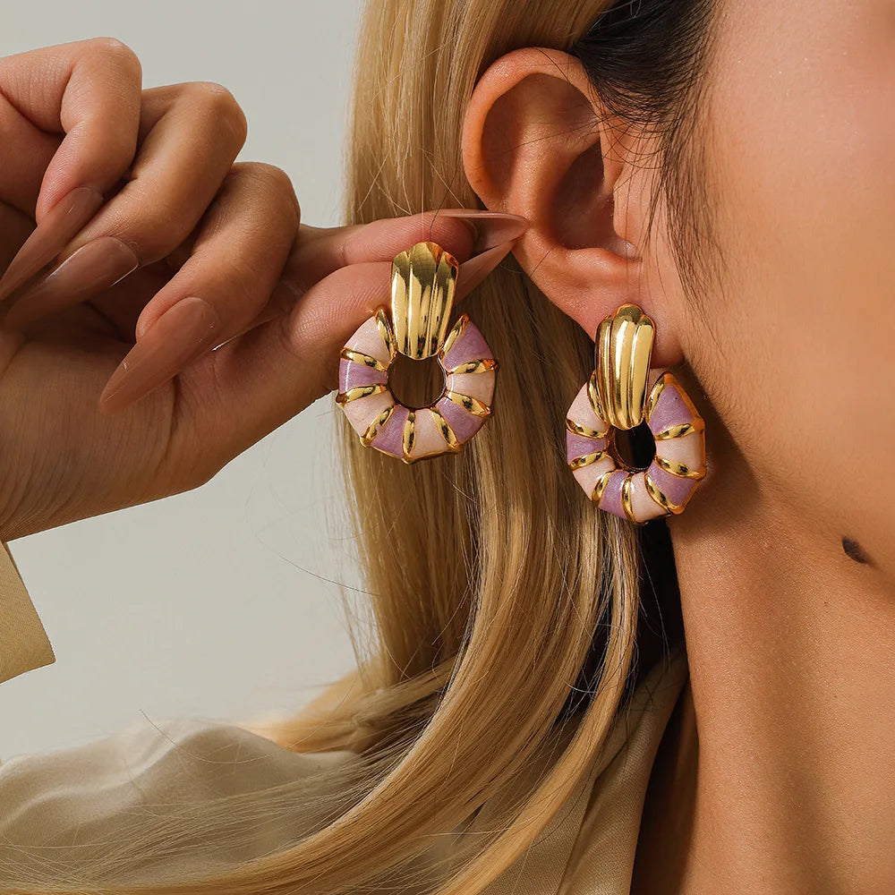 Clara Glaze Hoop Earrings - Jack Hafford