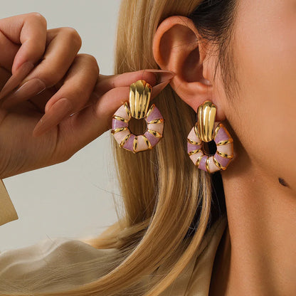 Clara Glaze Hoop Earrings - Jack Hafford