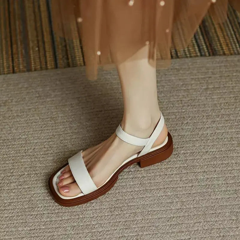 Women's Open Toe Sandals Wide Strap