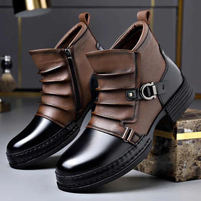 Centaur Women's Leather Ankle Boots - Vonnera