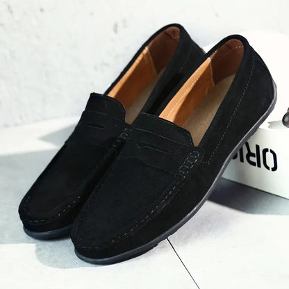 Men's Soft Leather Loafers Comfortable