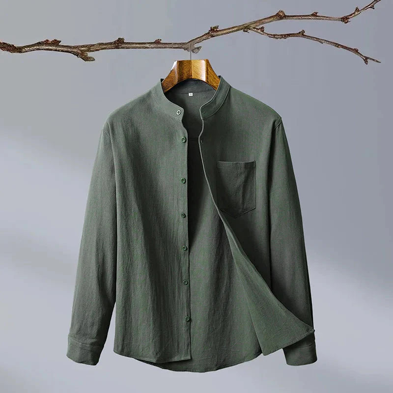 Men's Relaxed Fit Casual Shirt Breathable Cotton - Vonnera