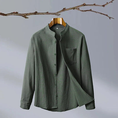 Men's Relaxed Fit Casual Shirt Breathable Cotton - Vonnera