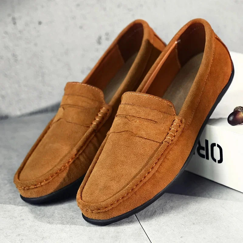 Men's Soft Leather Loafers Comfortable