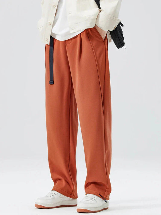 Men's Relaxed Fit Sweatpants Belted Soft Gray - Vonnera