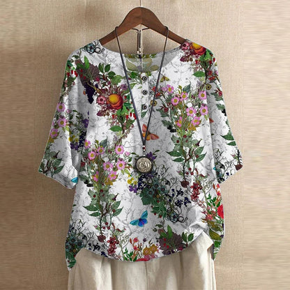 Retro Inspired Women's Blouse