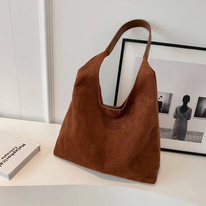 Lariette Suede Tote Bag - Vonnera