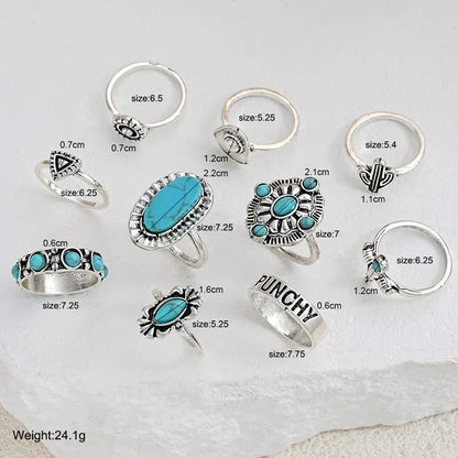 Dakota Western Ring Set 10 Piece