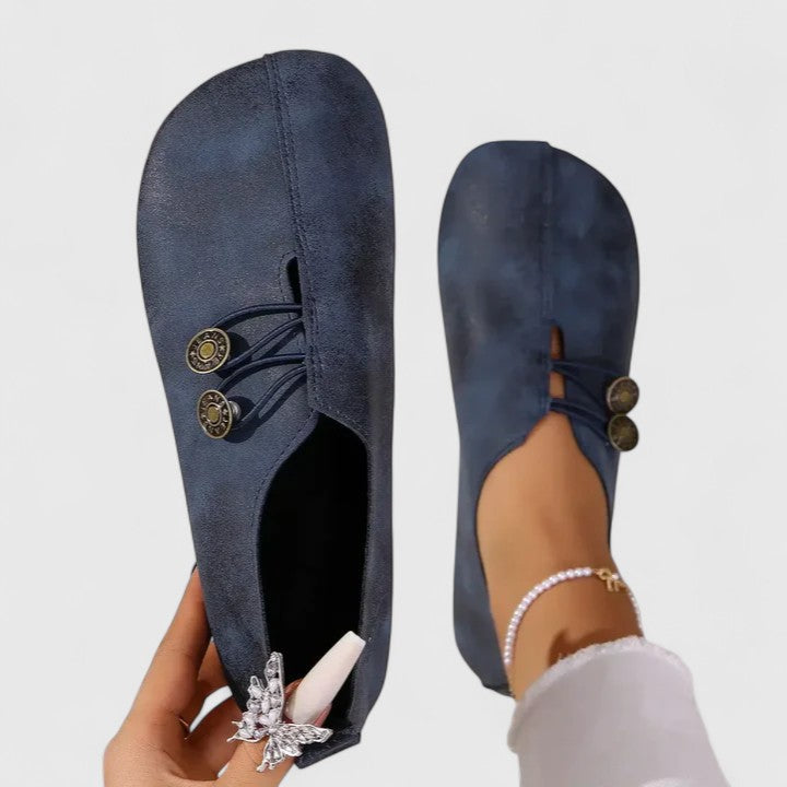 Women's Flat Slip-On Loafers Closed-Toe