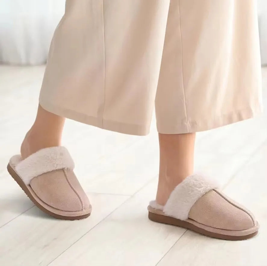 Women's Plush Indoor Slippers Soft Lining Comfort Warmth