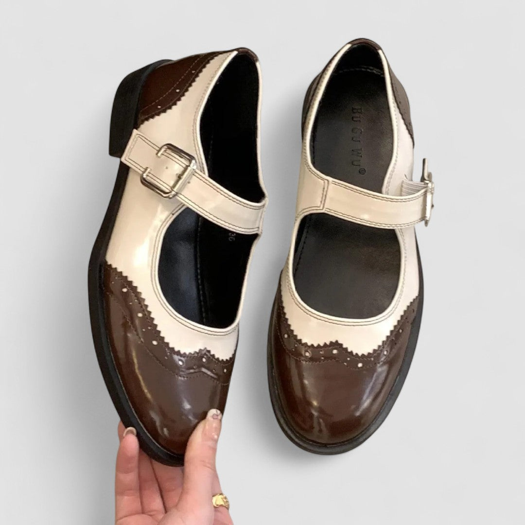 Women's Mary Jane Closed Toe Buckle Shoes