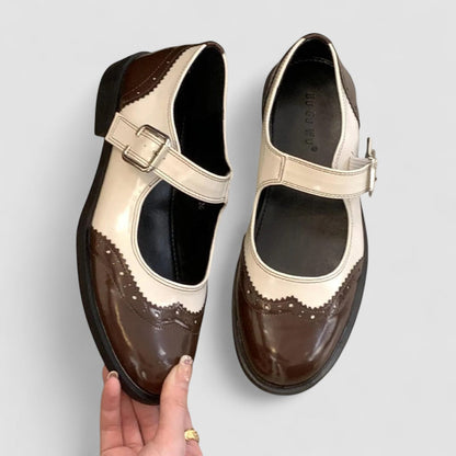Women's Mary Jane Closed Toe Buckle Shoes