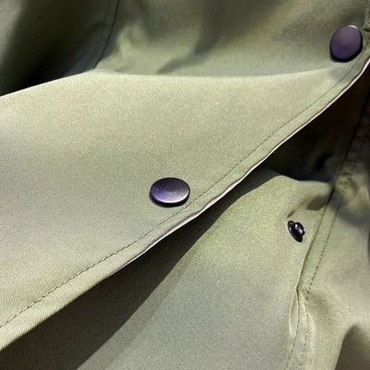 Women's Windbreaker Jacket Drawstring Waist
