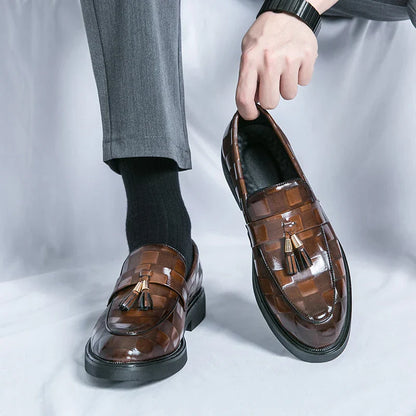 Hollis Men's Leather Formal Shoes Black