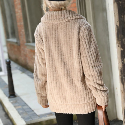 Women's Zip Front Collared Jacket