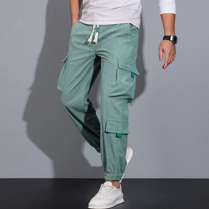 Hollis Men's Corduroy Cargo Pants - Vonnera