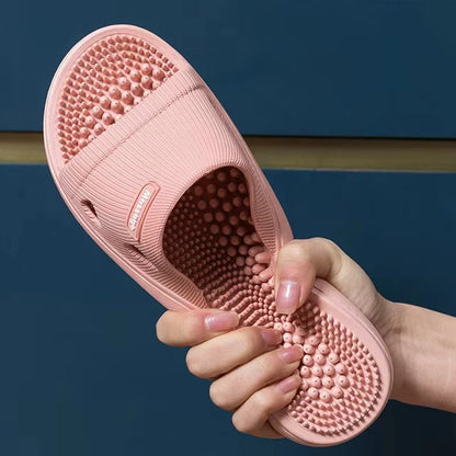 Men Women Cushioned Bathroom Slides Non Slip Massage Sole
