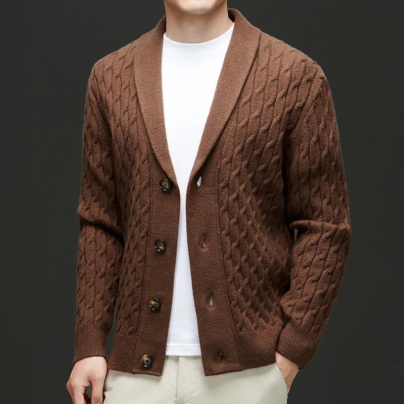 Womens Wool Blend Cardigan - Vonnera