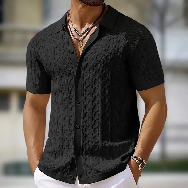 Men's Knit Polo Shirt