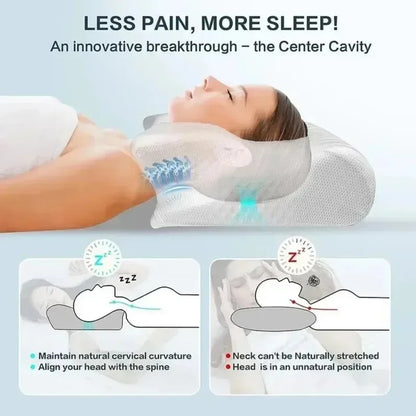 Ergonomic Cervical Pillow Memory Foam Neck Support