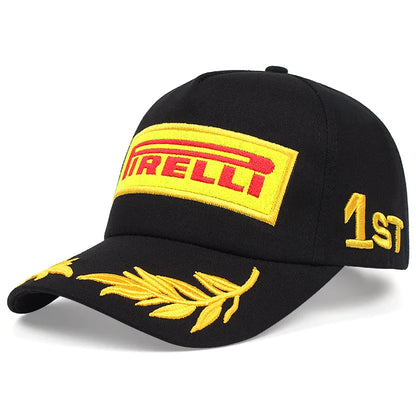 Unisex Baseball Hat Cool Racing Style Cotton Sunshade Cap