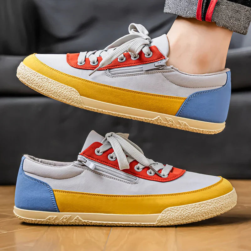 Lusso Men's Canvas Supportive Sneakers - Vonnera