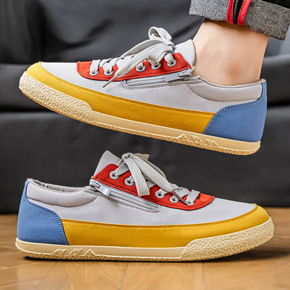 Lusso Men's Canvas Supportive Sneakers - Vonnera