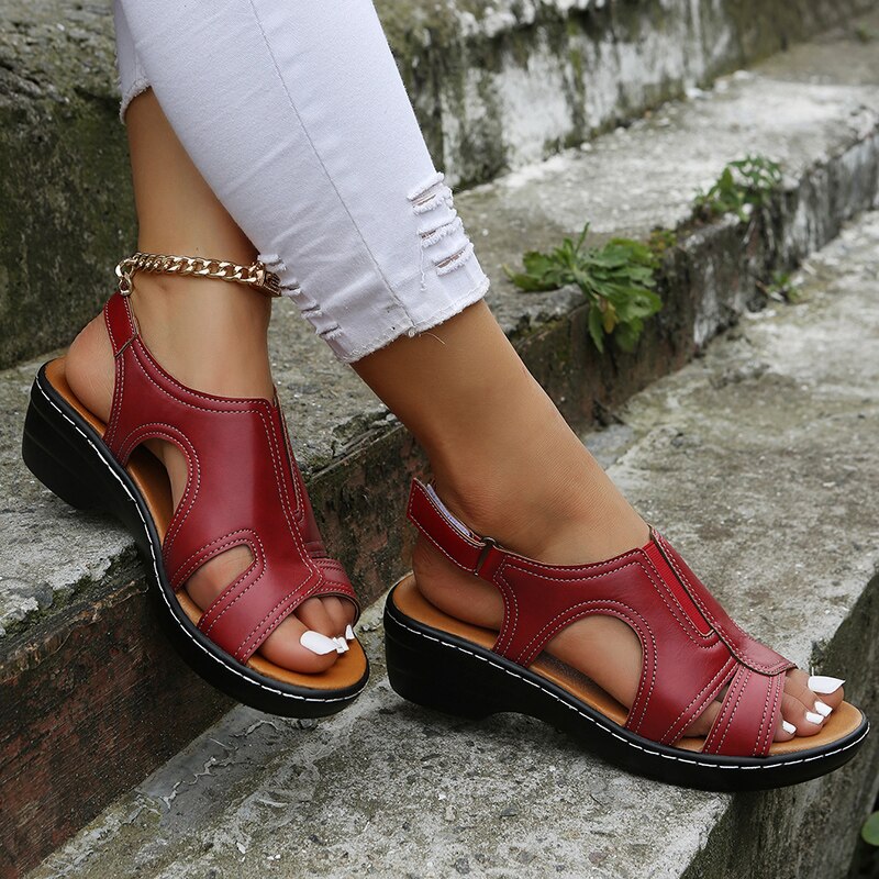 Women's Open Toe Sandals Layered Sole