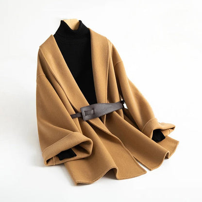 Women's Wool Kimono Coat - Vonnera