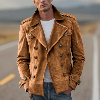 Douglas Men's Suede Leather Coat