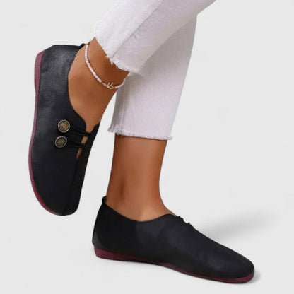 Women's Flat Slip-On Loafers Closed-Toe