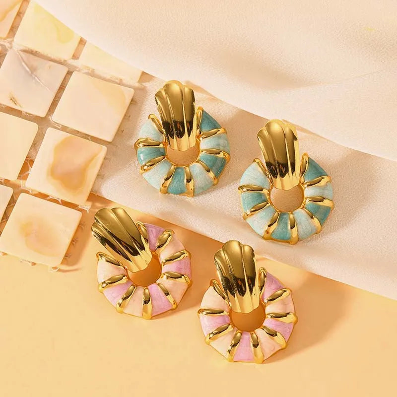 Clara Glaze Hoop Earrings - Jack Hafford