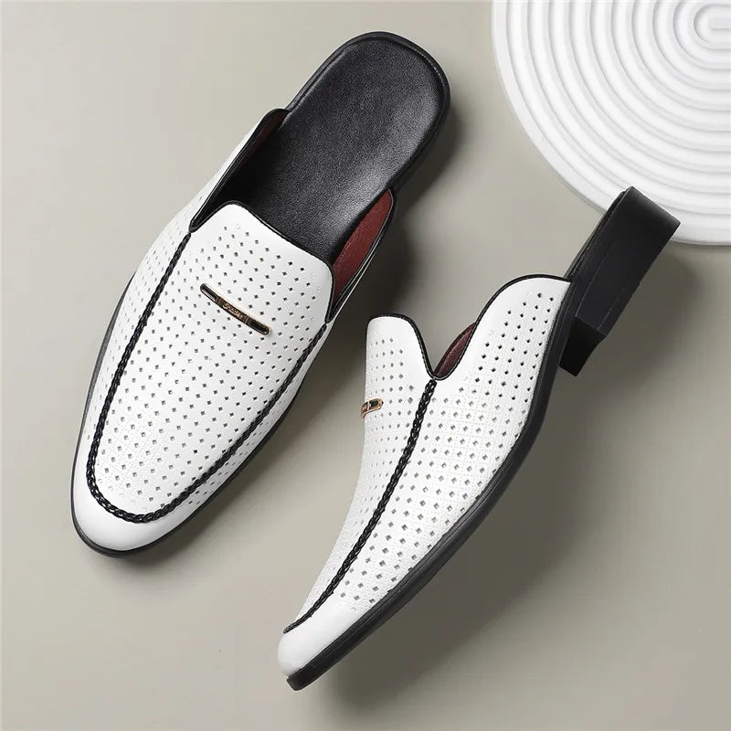 Lucas Men's Genuine Leather Mules