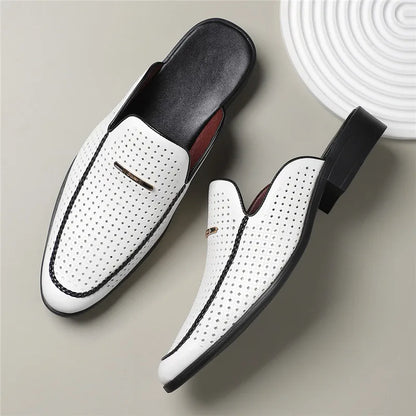 Lucas Men's Genuine Leather Mules