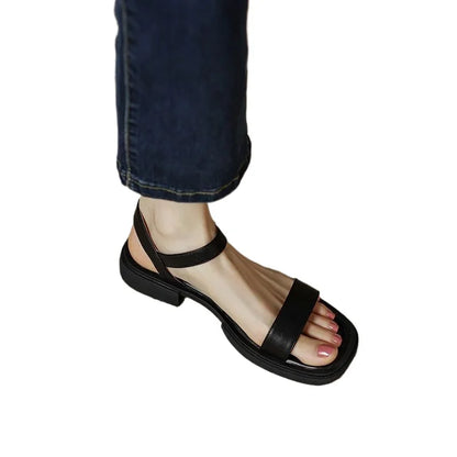 Women's Open Toe Sandals Wide Strap