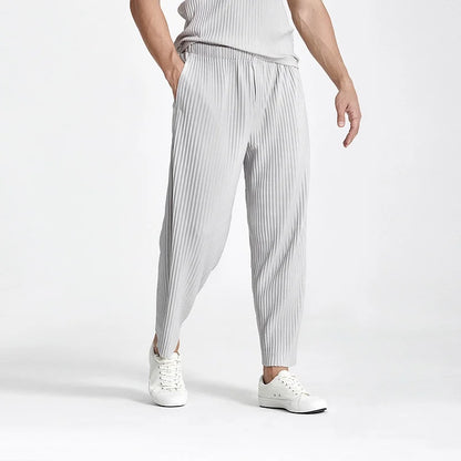 Toscano Men's Pleated Summer Pants - Vonnera