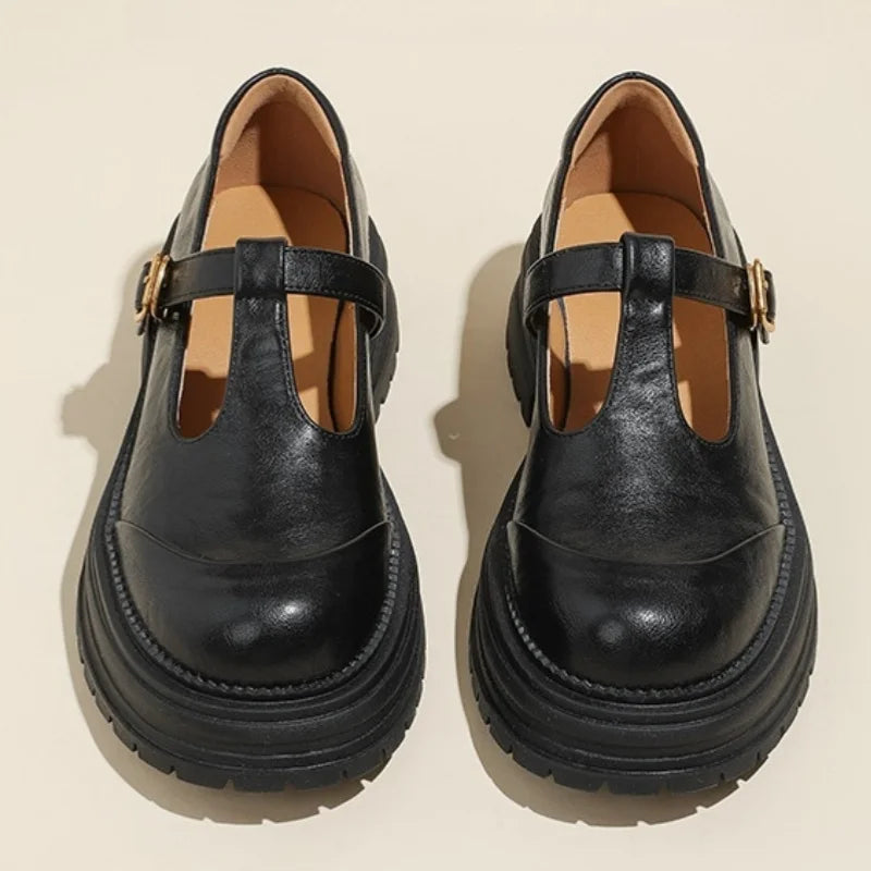 Blythe Women's Mary Jane Shoes Round Toe Low Heel