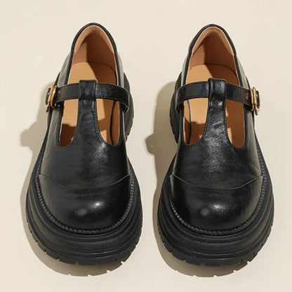 Blythe Women's Mary Jane Shoes Round Toe Low Heel