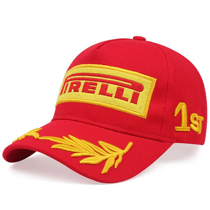 Unisex Baseball Hat Cool Racing Style Cotton Sunshade Cap