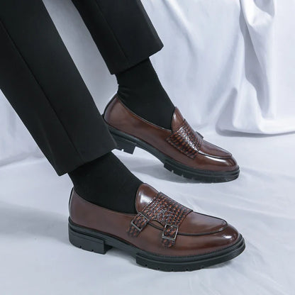 Hollis Men's Leather Dress Loafers