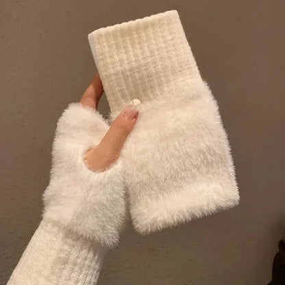Serona Fingerless Fleece Gloves Warmers