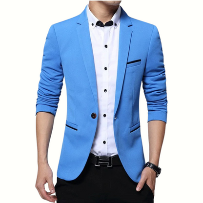 Men's Blazer Refined Wool Tailoring Navy