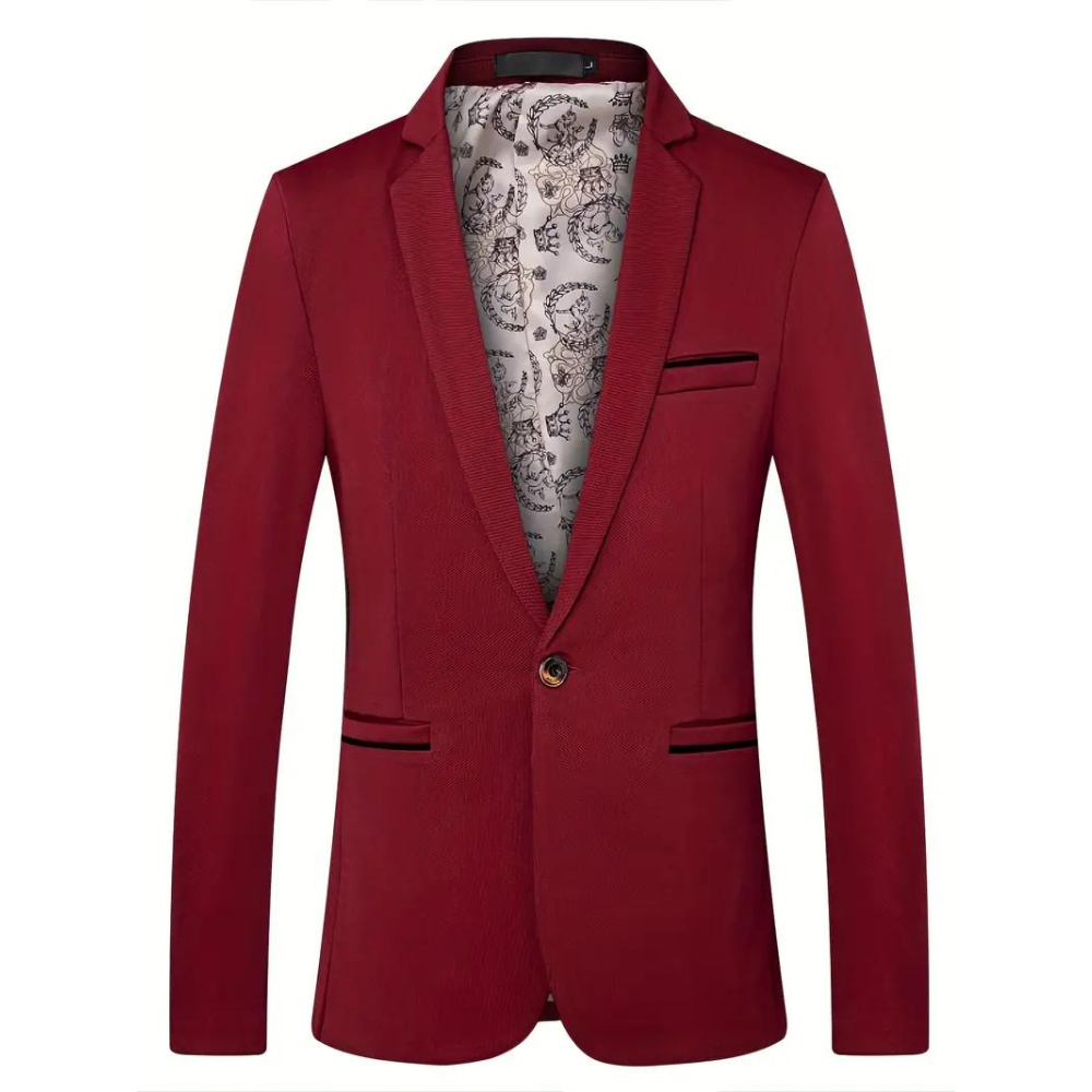 Men's Blazer Refined Wool Tailoring Navy