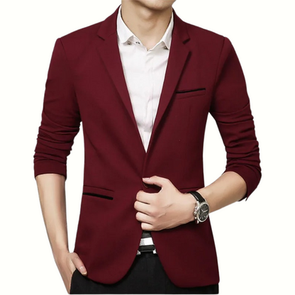Men's Blazer Refined Wool Tailoring Navy